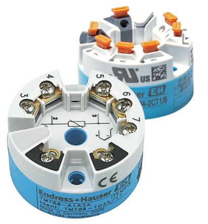 Endress+Hauser iTEMP TMT84, преобразователь температуры, вход термопары, RTD, 32 В пост. тока, 85 °C, -40 °C