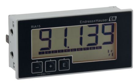 Endress+Hauser RIA15, ЖК многофункциональный щитовой измеритель тока, 45 мм x 92 мм