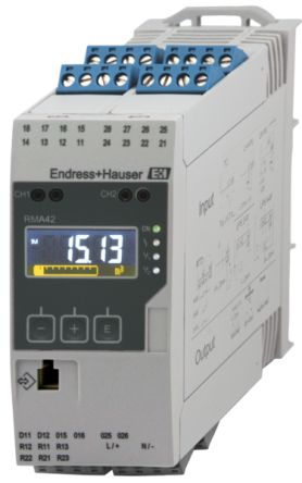 Endress+Hauser RMA42, многофункциональный щитовой измеритель с ЖК-дисплеем для тока, напряжения